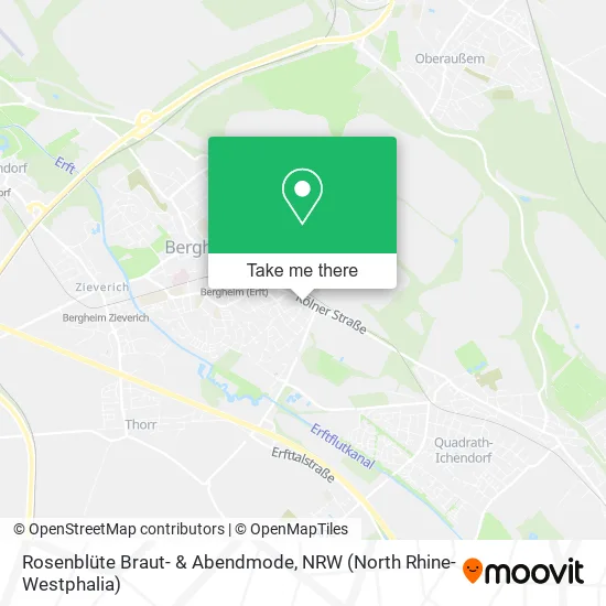 Карта Rosenblüte Braut- & Abendmode