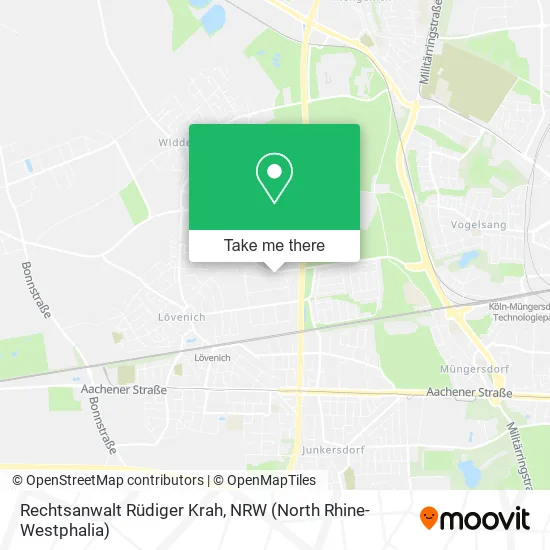 Карта Rechtsanwalt Rüdiger Krah