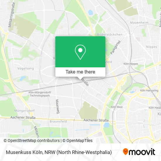 Карта Musenkuss Köln