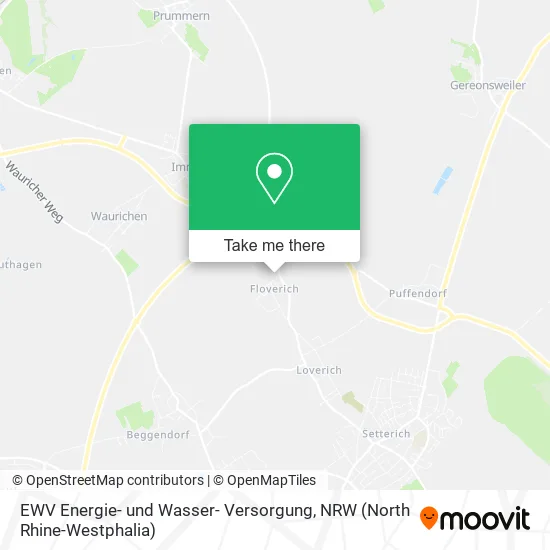 Карта EWV Energie- und Wasser- Versorgung