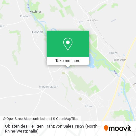 Oblaten des Heiligen Franz von Sales map