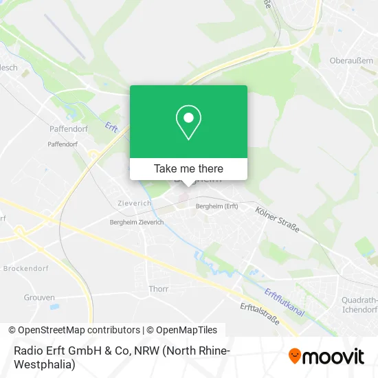 Карта Radio Erft GmbH & Co