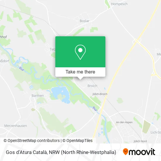 Карта Gos d'Atura Català