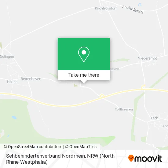 Карта Sehbehindertenverband Nordrhein