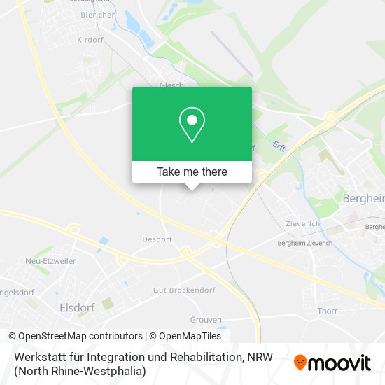 Werkstatt für Integration und Rehabilitation map