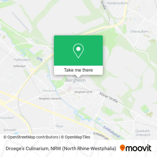 Карта Droege's Culinarium