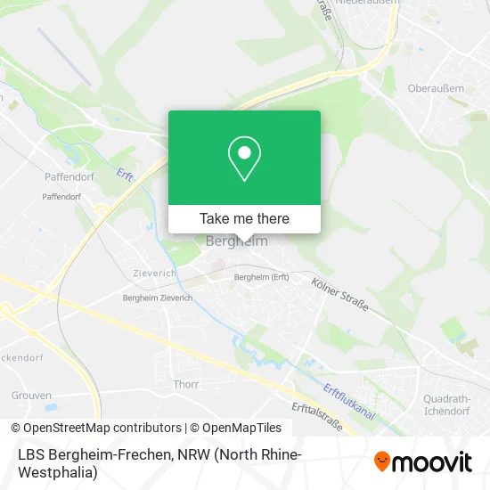 LBS Bergheim-Frechen map