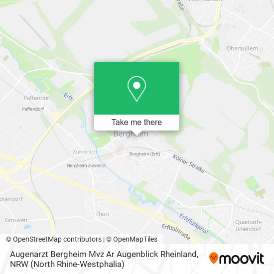 Карта Augenarzt Bergheim Mvz Ar Augenblick Rheinland
