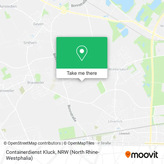 Карта Containerdienst Kluck