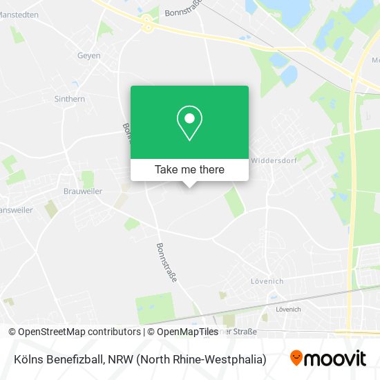 Kölns Benefizball map