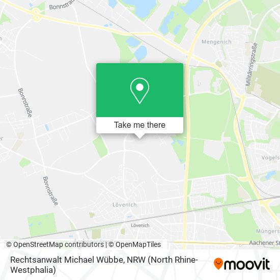 Rechtsanwalt Michael Wübbe map