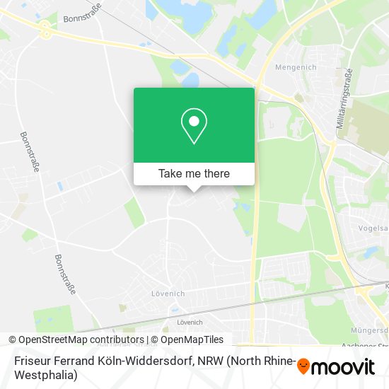 Friseur Ferrand Köln-Widdersdorf map