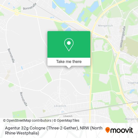 Agentur 32g Cologne (Three-2-Gether) map