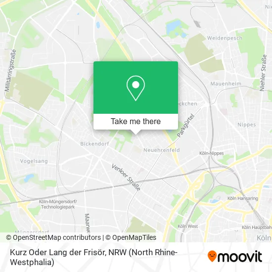 Карта Kurz Oder Lang der Frisör