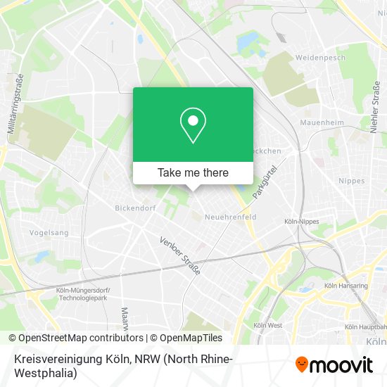 Kreisvereinigung Köln map