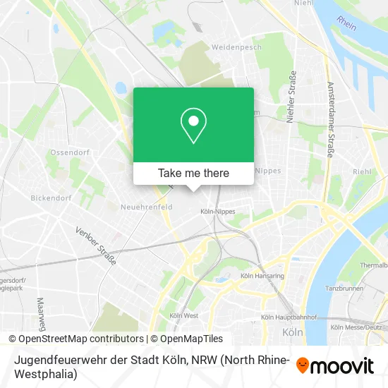 Карта Jugendfeuerwehr der Stadt Köln