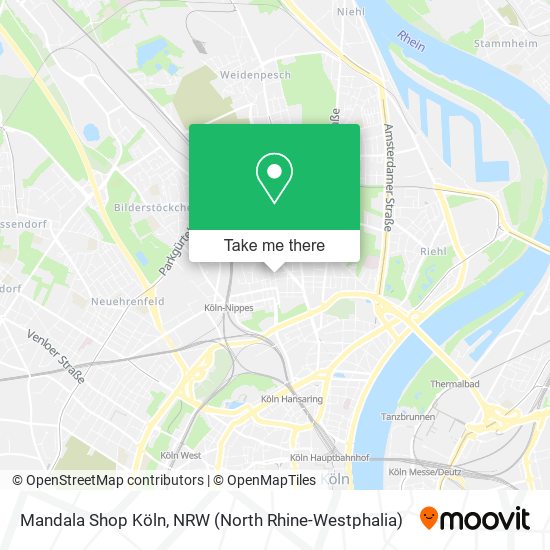 Mandala Shop Köln map