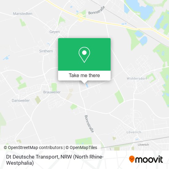 Dt Deutsche Transport map