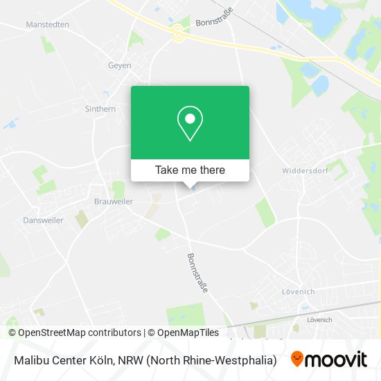 Malibu Center Köln map