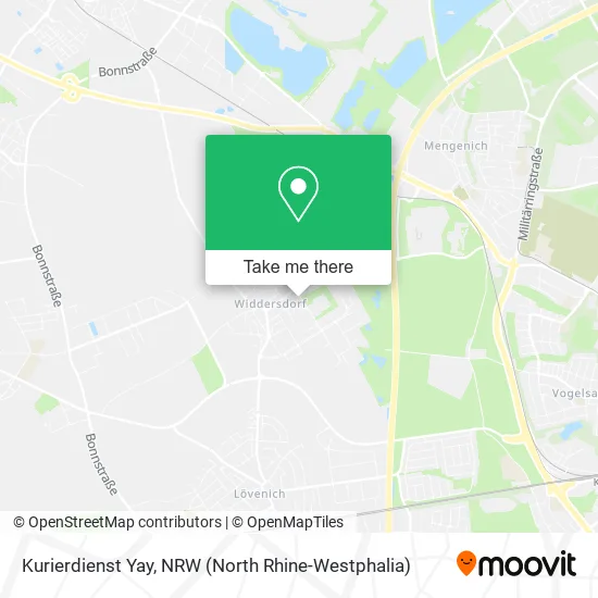 Kurierdienst Yay map