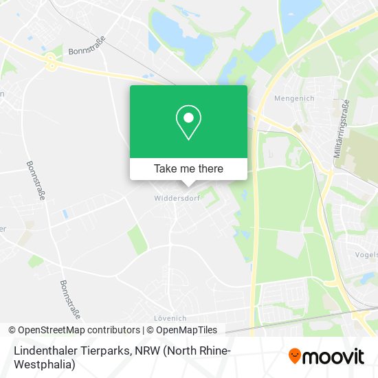 Lindenthaler Tierparks map