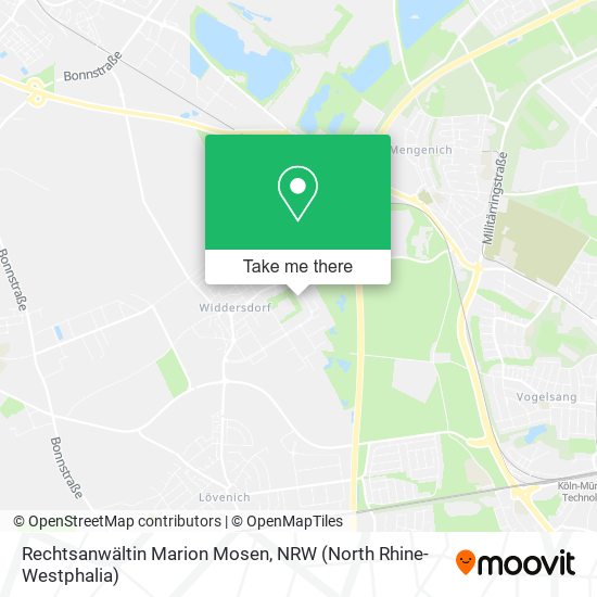 Rechtsanwältin Marion Mosen map