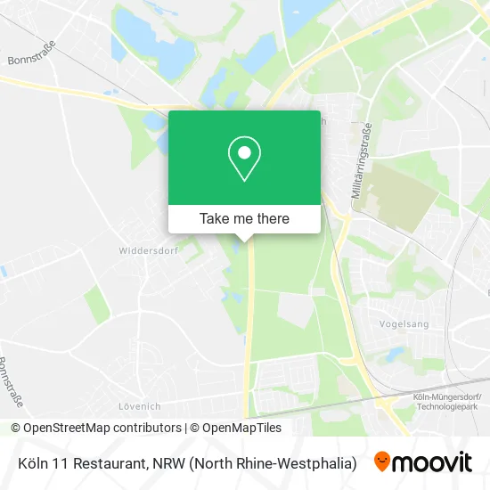 Карта Köln 11 Restaurant