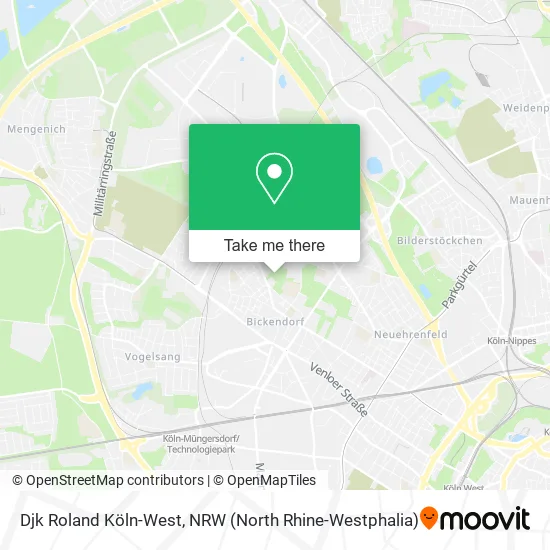 Карта Djk Roland Köln-West