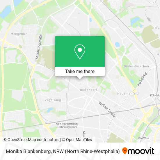 Карта Monika Blankenberg