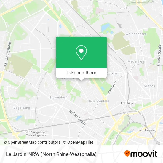 Карта Le Jardin