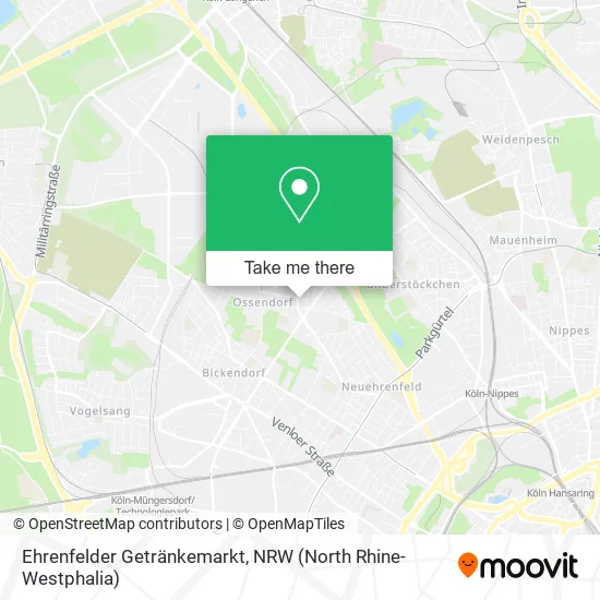 Карта Ehrenfelder Getränkemarkt