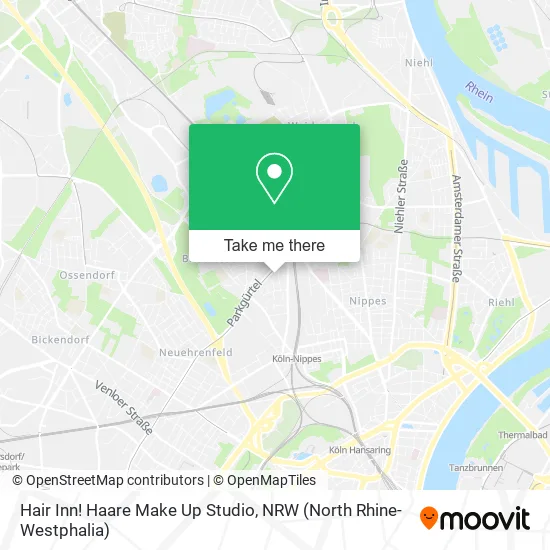 Карта Hair Inn! Haare Make Up Studio