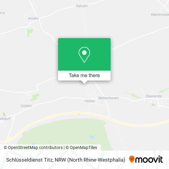 Schlüsseldienst Titz map