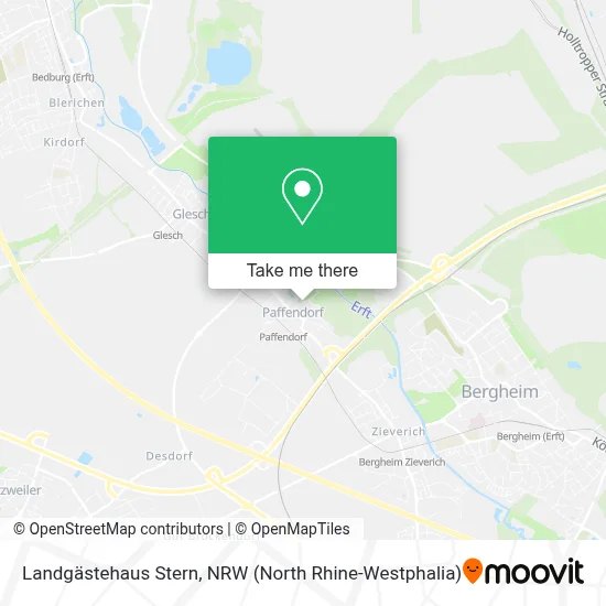 Landgästehaus Stern map