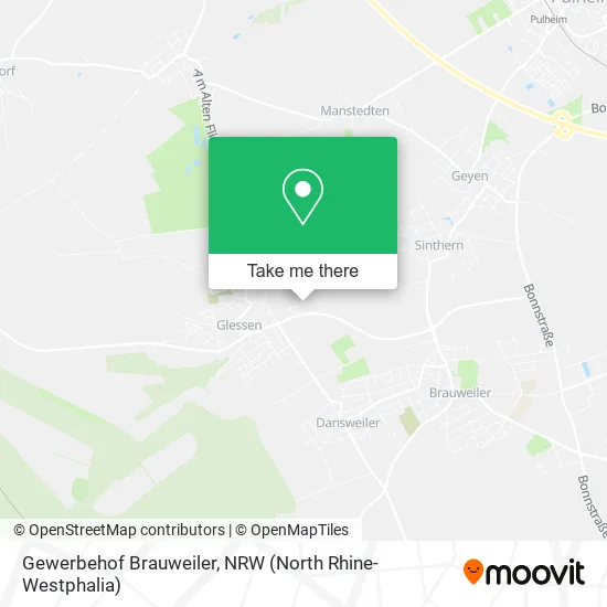 Карта Gewerbehof Brauweiler