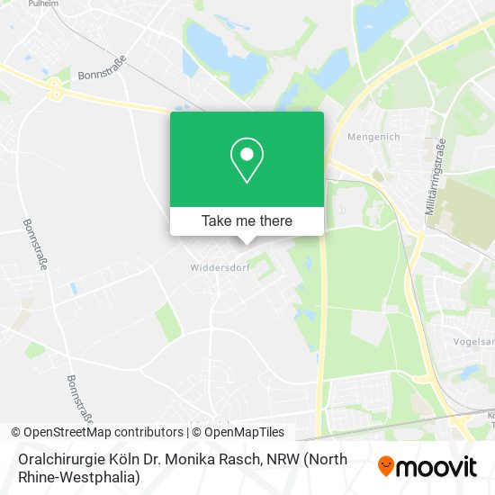 Oralchirurgie Köln Dr. Monika Rasch map