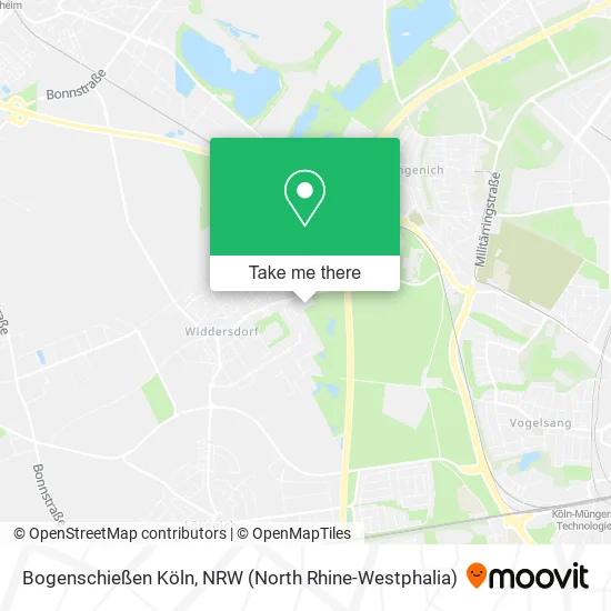 Карта Bogenschießen Köln