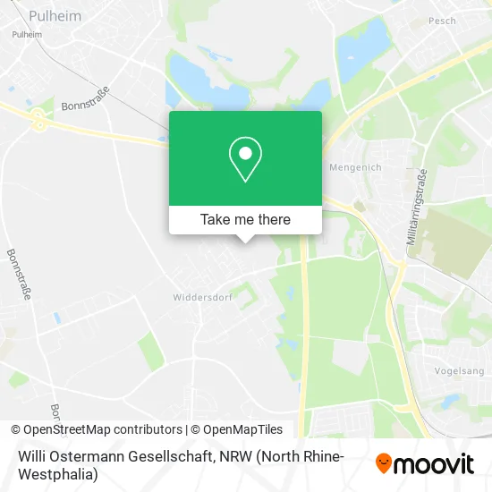 Willi Ostermann Gesellschaft map