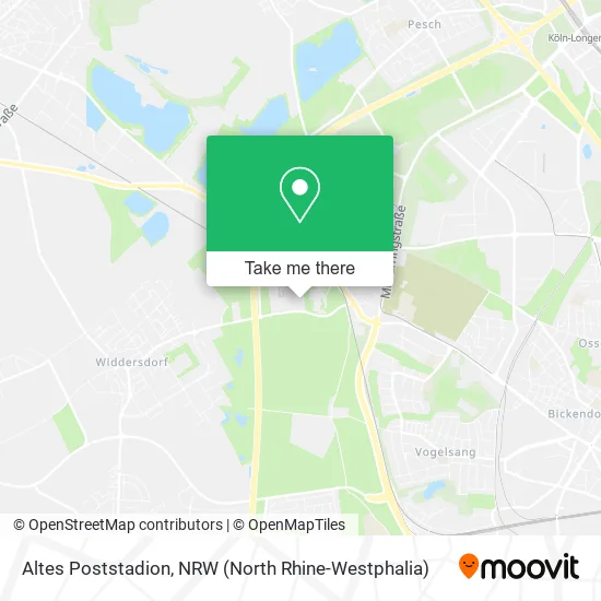 Карта Altes Poststadion