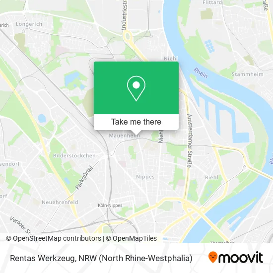 Карта Rentas Werkzeug