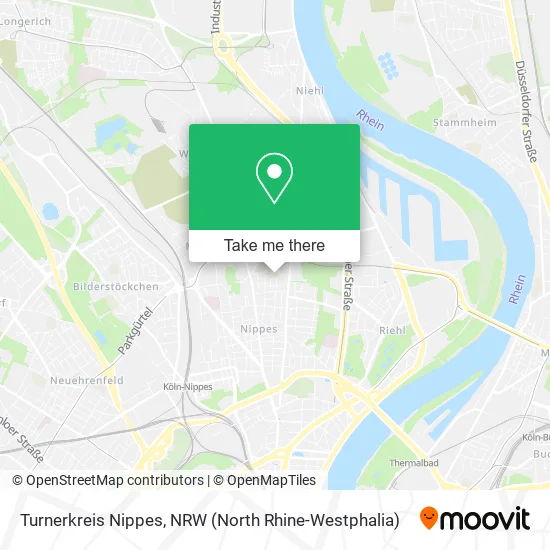 Карта Turnerkreis Nippes