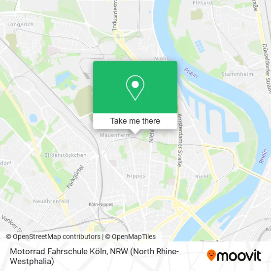 Карта Motorrad Fahrschule Köln