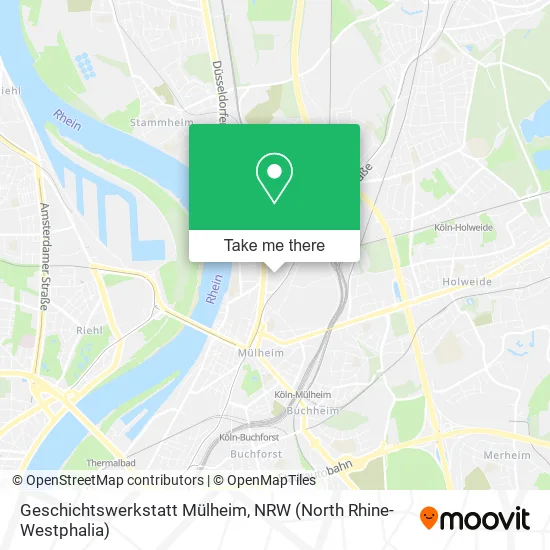 Карта Geschichtswerkstatt Mülheim