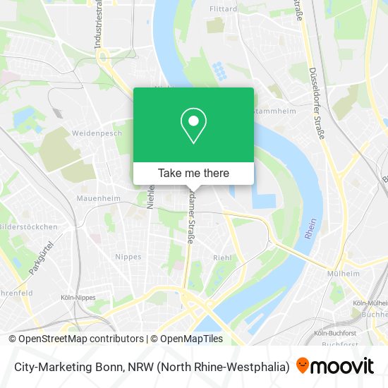 City-Marketing Bonn map