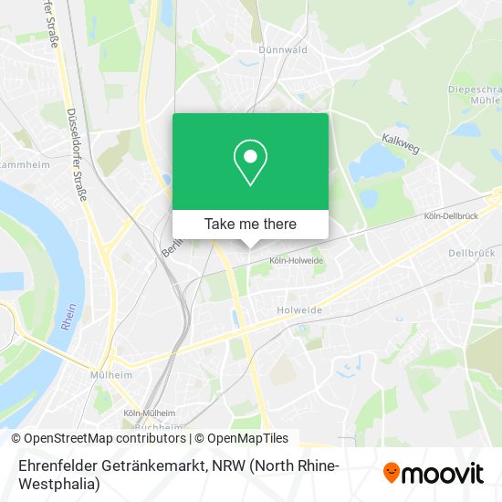 Ehrenfelder Getränkemarkt map