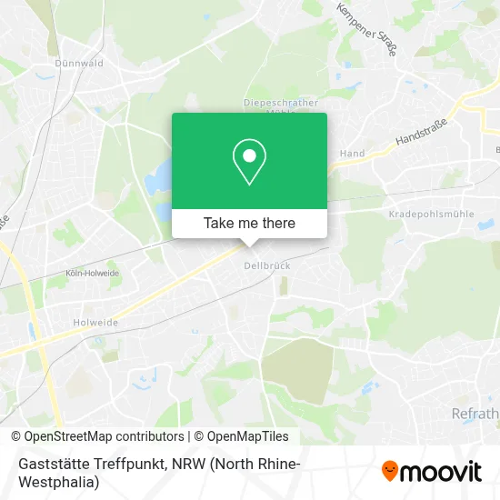 Gaststätte Treffpunkt map