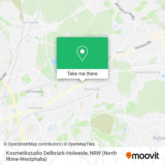 Карта Kosmetikstudio Dellbrück-Holweide