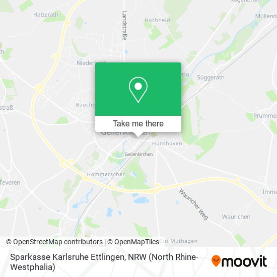Sparkasse Karlsruhe Ettlingen map