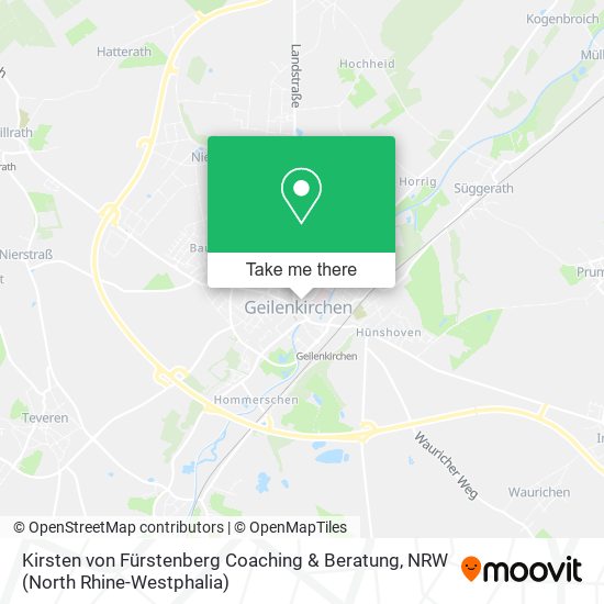 Kirsten von Fürstenberg Coaching & Beratung map