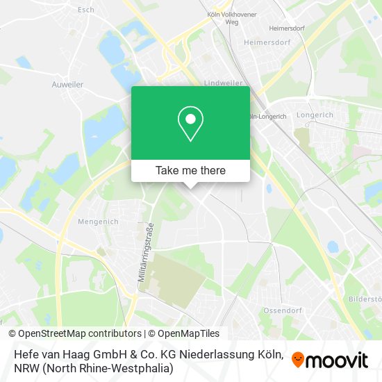 Hefe van Haag GmbH & Co. KG Niederlassung Köln map